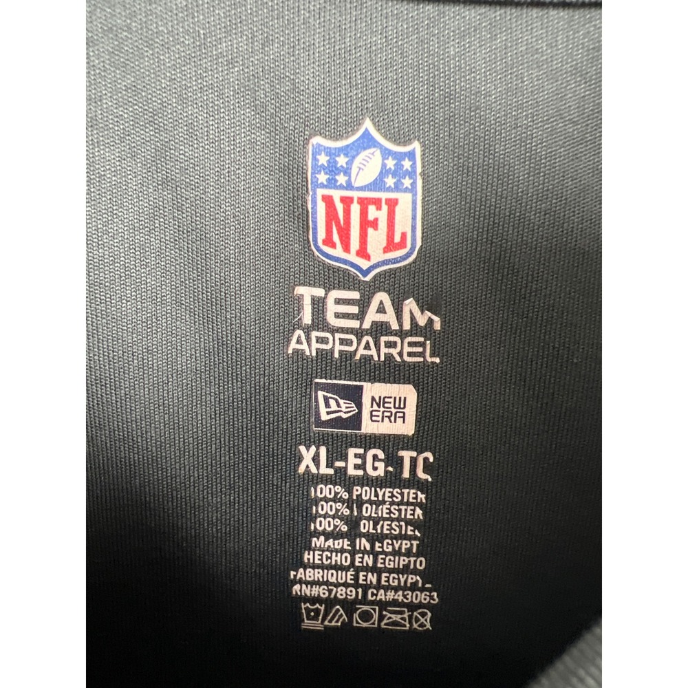 New Era Chicago Bears Shirt Mens XL Grey NFL Combine Authentic Short Sleeve - Picture 2 of 8